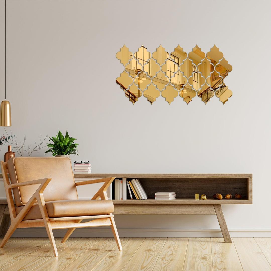 Beautiful Acrylic Mirror Pack - 20 Pcs for Stunning Home Decor