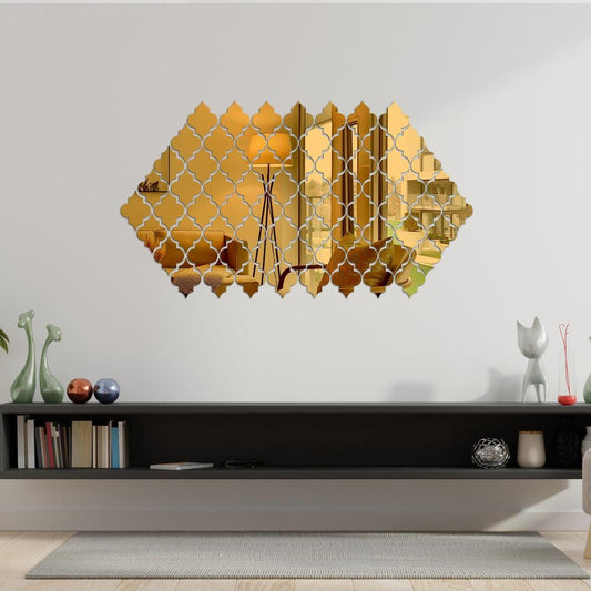 Beautiful Acrylic Mirror Pack - 20 Pcs for Stunning Home Decor